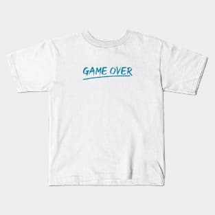 Game Over (White) Kids T-Shirt